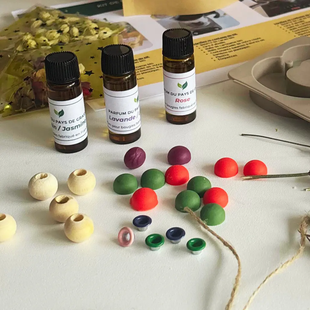 Kit DIY facile 6 suspensions décoratives au parfum de Grasse
