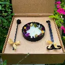 Coffret cadeau parfumé - Bougie florale et ses indispensables