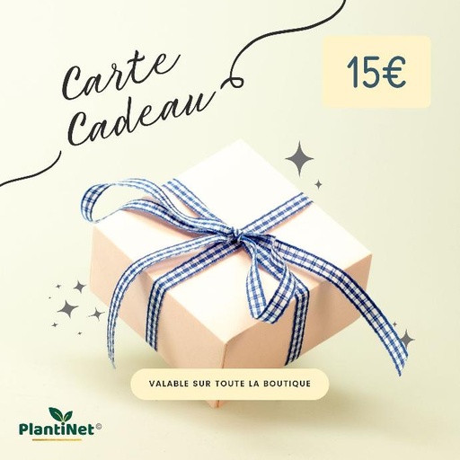 Carte cadeau 15€