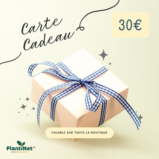 Carte cadeau 30€