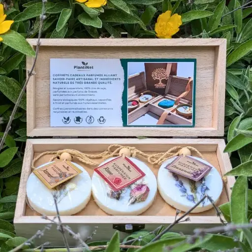 Coffret 3 Suspensions florales