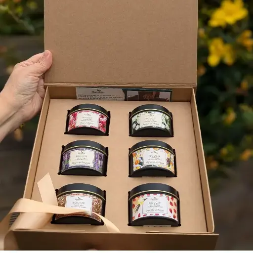 Coffret cadeau parfumé - 6 bougies Déco Originales